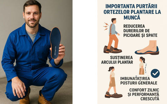 Importanța purtării ortezelor plantare la muncă – Confort și prevenție pentru picioarele tale