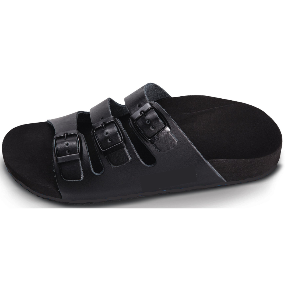 Papuci ortopedici OrthoFlex 3 catarame negru