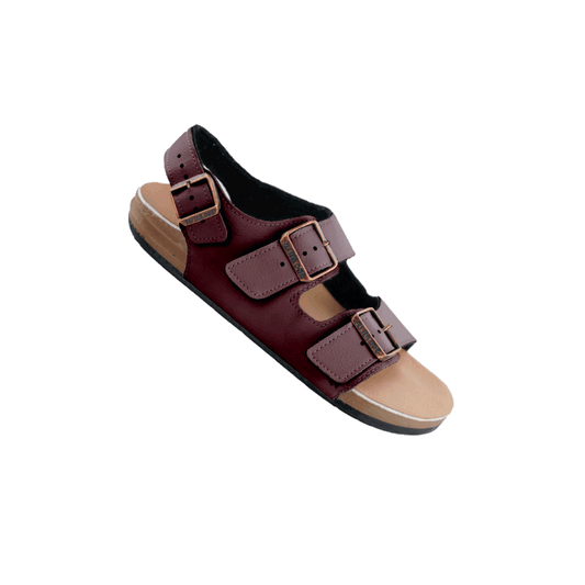 Sandale ortopedice OrthoFlex 2 catarame Maro