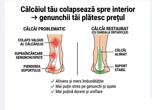 Beneficiile purtari sandalelor ortopedice cu brant ortopedic dupa mulajul piciorului