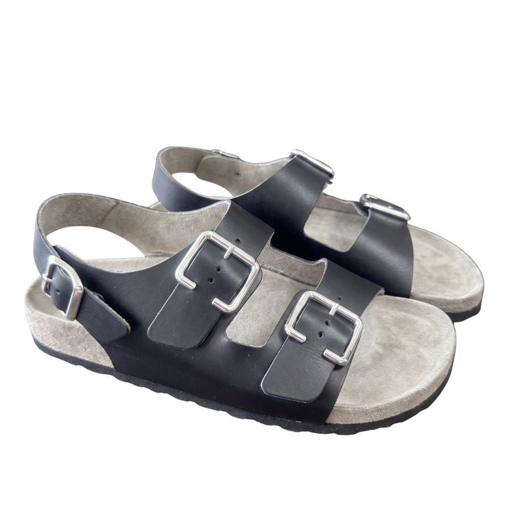 Sandale ortopedice OrthoFlex 2 catarame negru