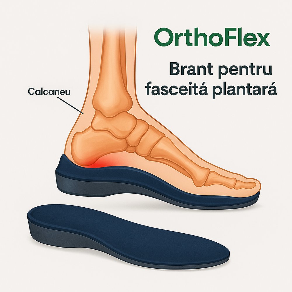 Branțuri Ortopedice Personalizate pentru Fasceită Plantară
